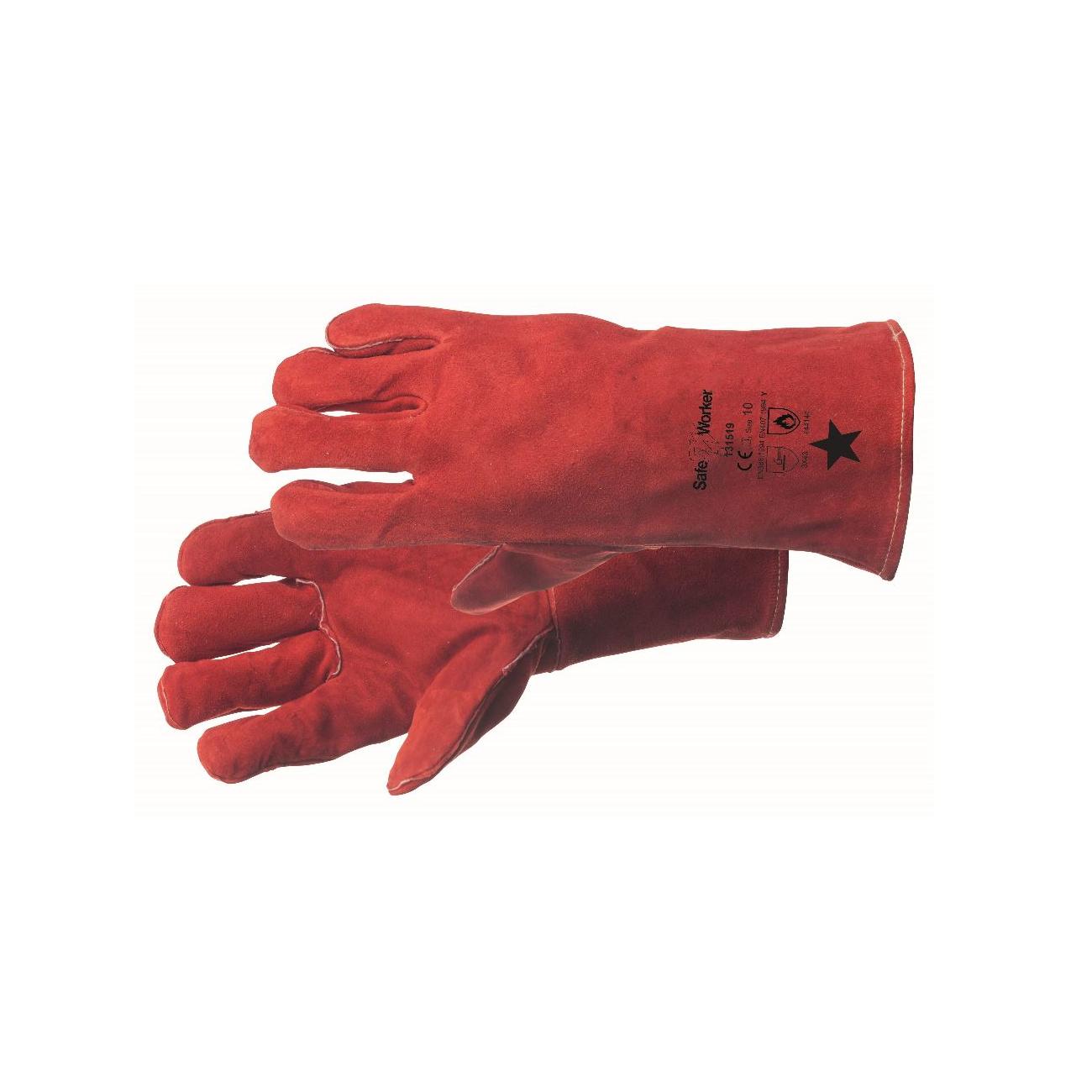 Safe Worker Handschoenen Rundsplit Kap 35 Cm Hittebestendig