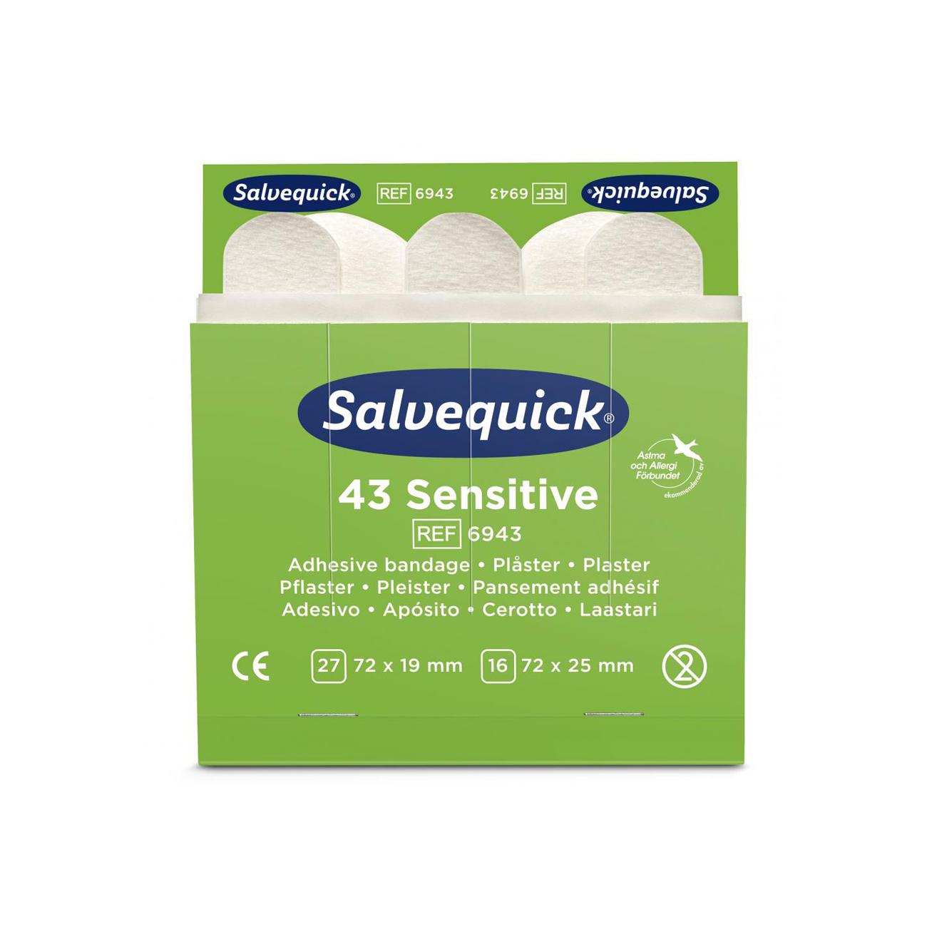 Salvequick Non Woven Pleisters Navulling (doos)